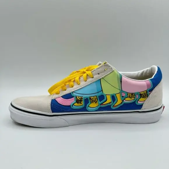 Vans x Simpsons Old Skool The Bouviers Multicolor Low Top Sneakers Men’s Size 10 - Picture 5 of 9